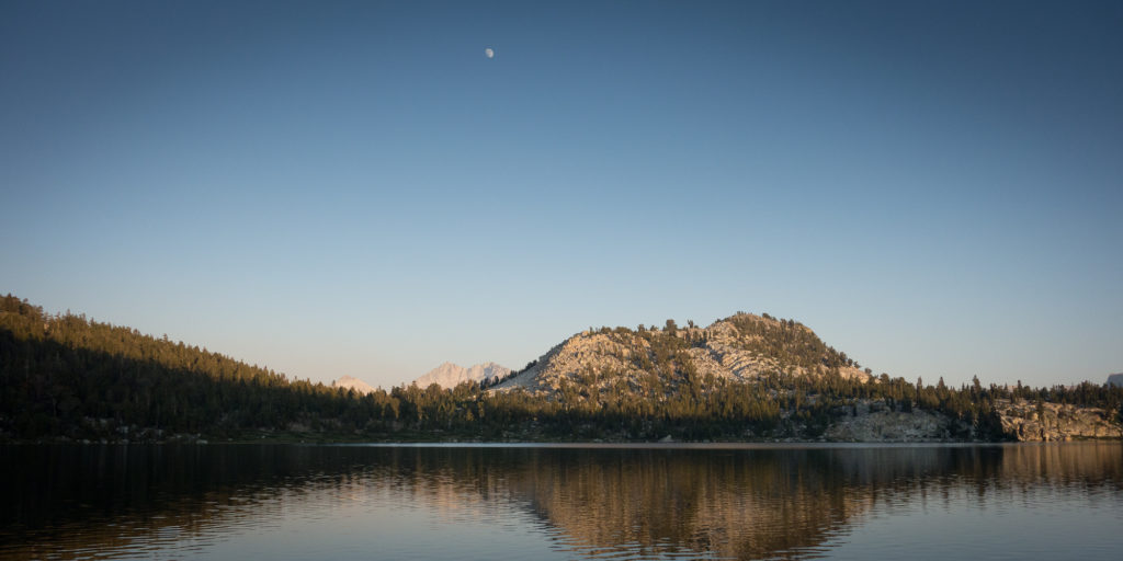 Moon rise over Lake Virginia