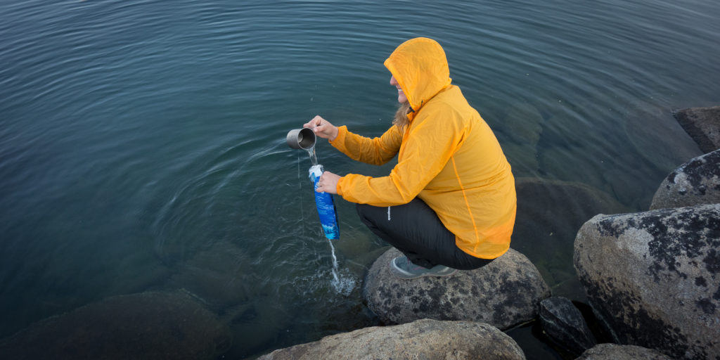 Filtering water