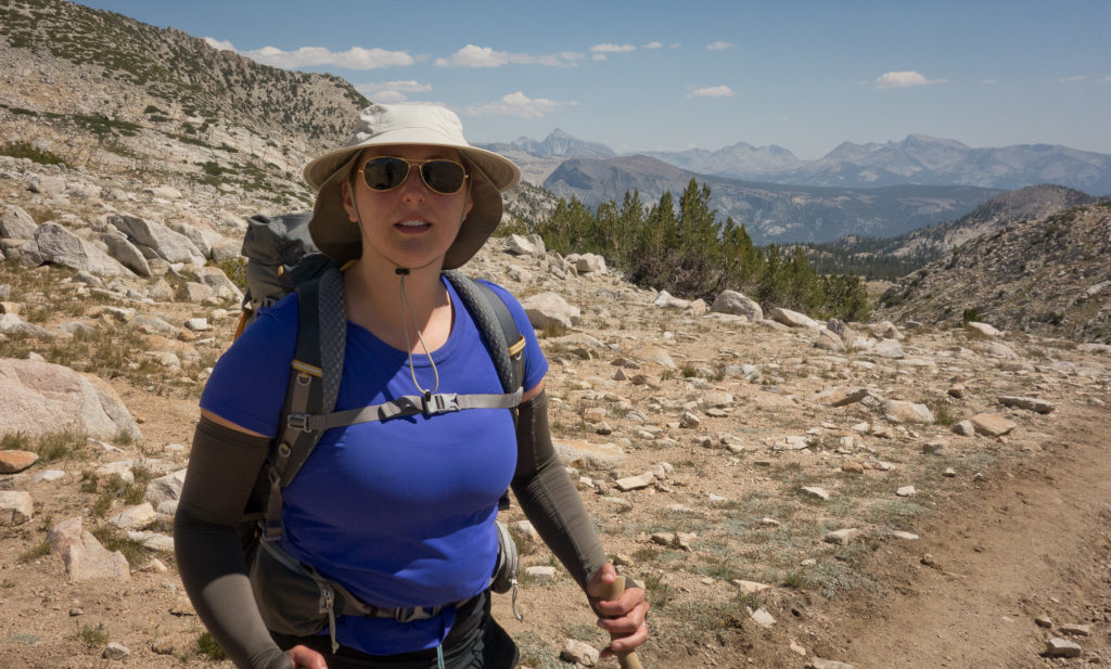 Nice hiking outfit. 