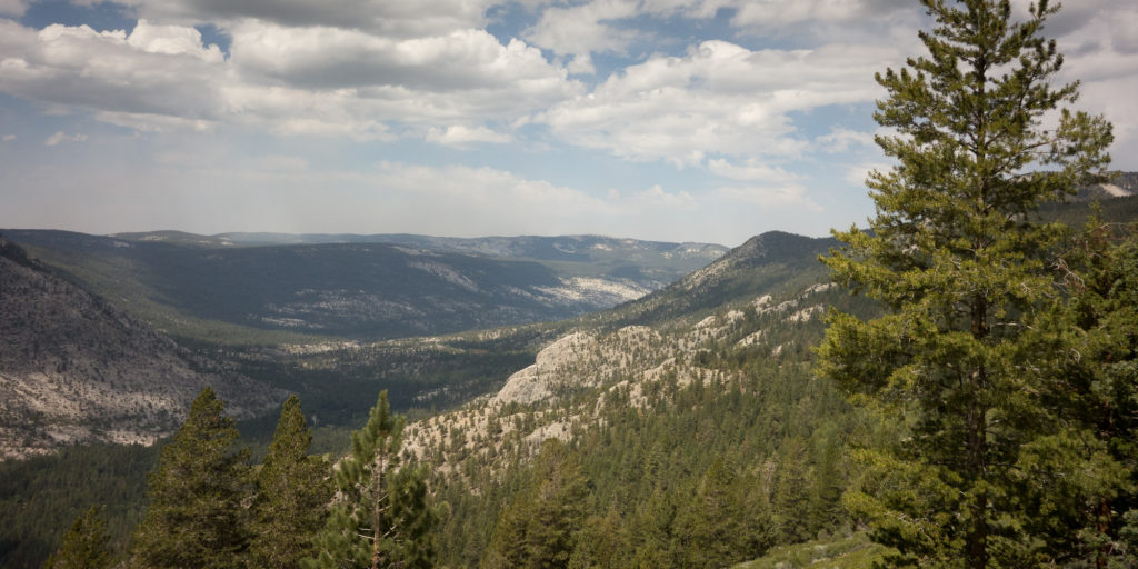 Looking west into Blayney Meadows and Muir Trail Ranch