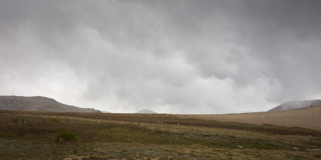 Rain over Big Horn Plateau