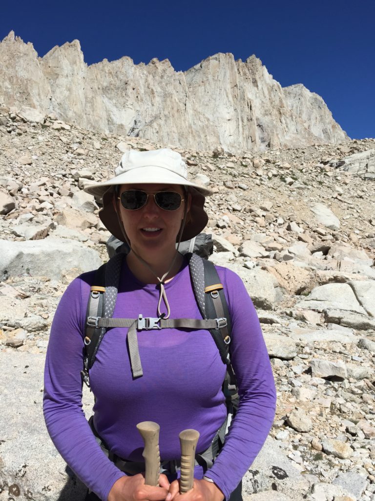 Selfie with Mt. Whitney. 